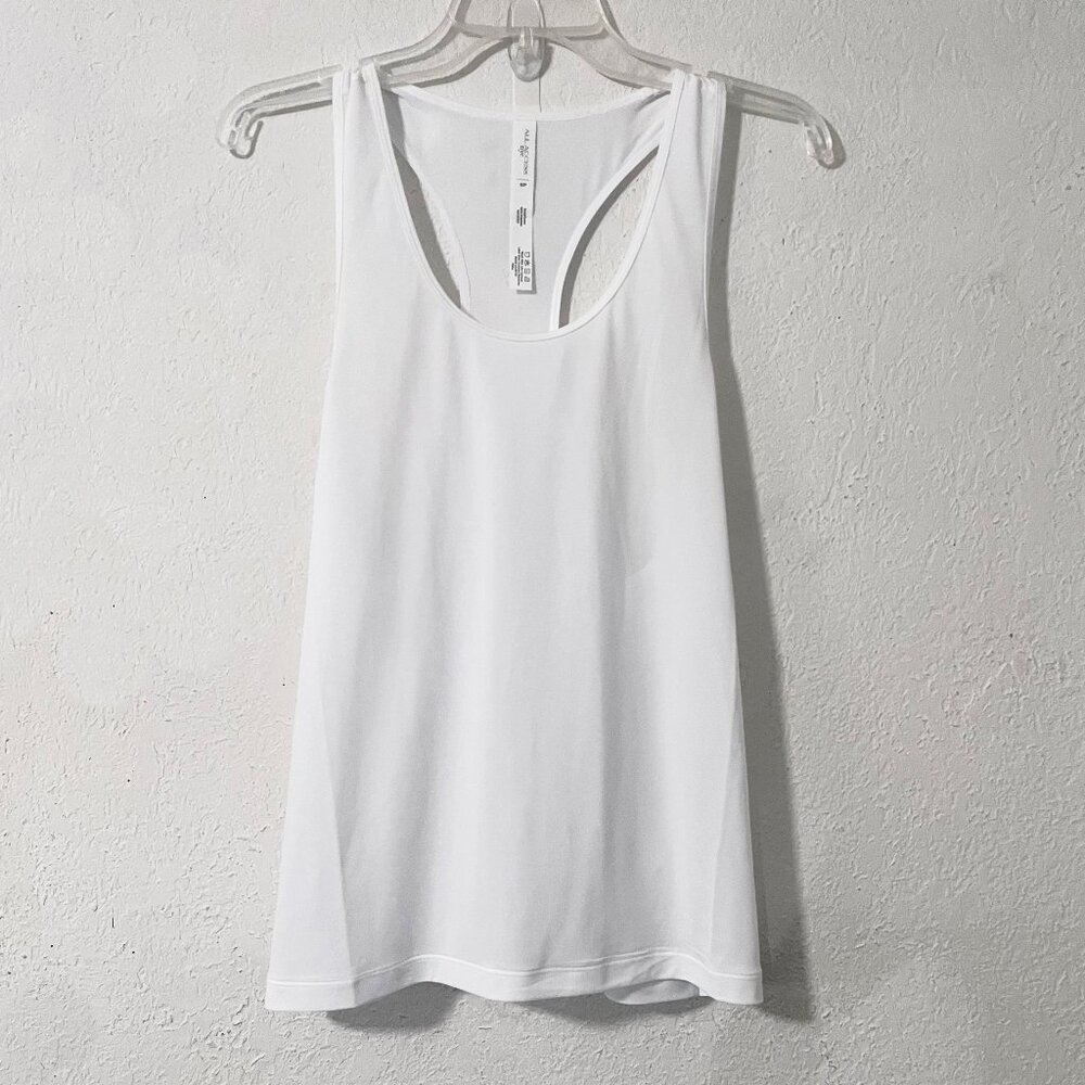 All Access NYC White Racerback Tank Top NWOT‎ Size Small